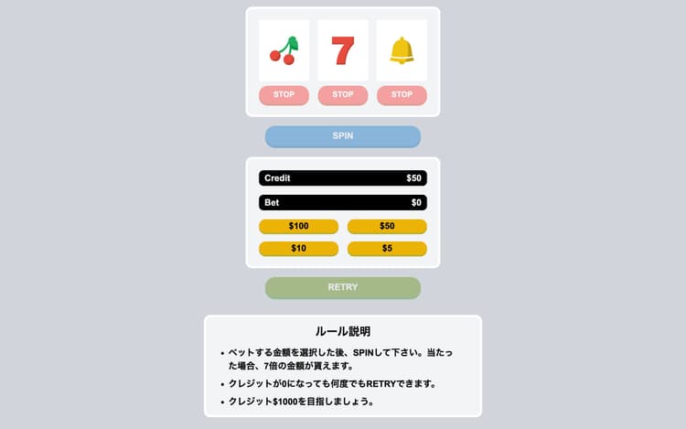 スロットゲーム